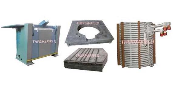 Melting Induction Furnace Spare, Melting Furnace Coil, Induction Furnace Spare, Induction Melting Furnace Spare, Refractory Top Bottom Cast, Furnace Selector Switches, Induction Furnace Assembly Parts